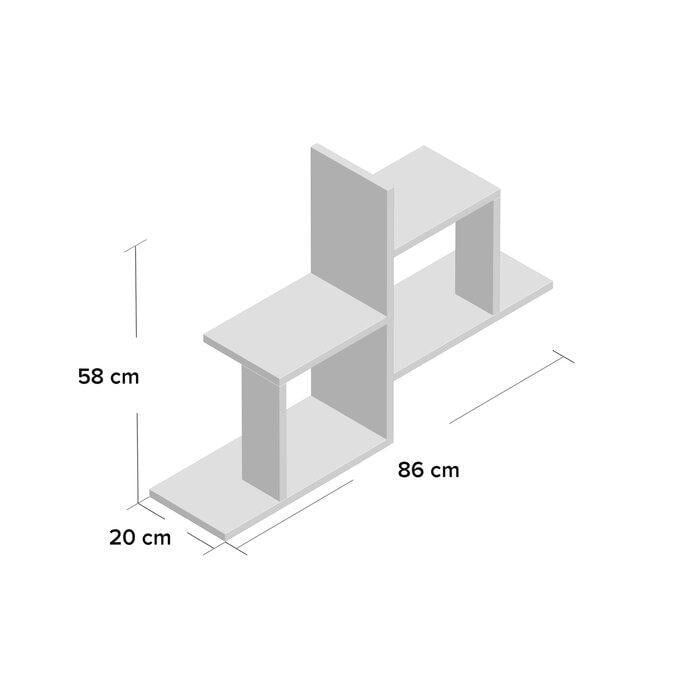 Полка на стену книжная Klick-System ПК-4 Дуб Сонома - фото 3