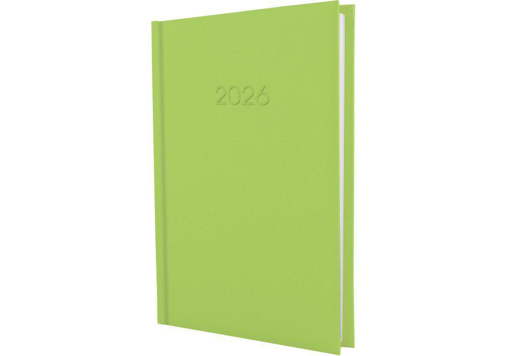 Щоденник датований 2026 Economix Satin A5 336 стор. Зелений (E21612-67)
