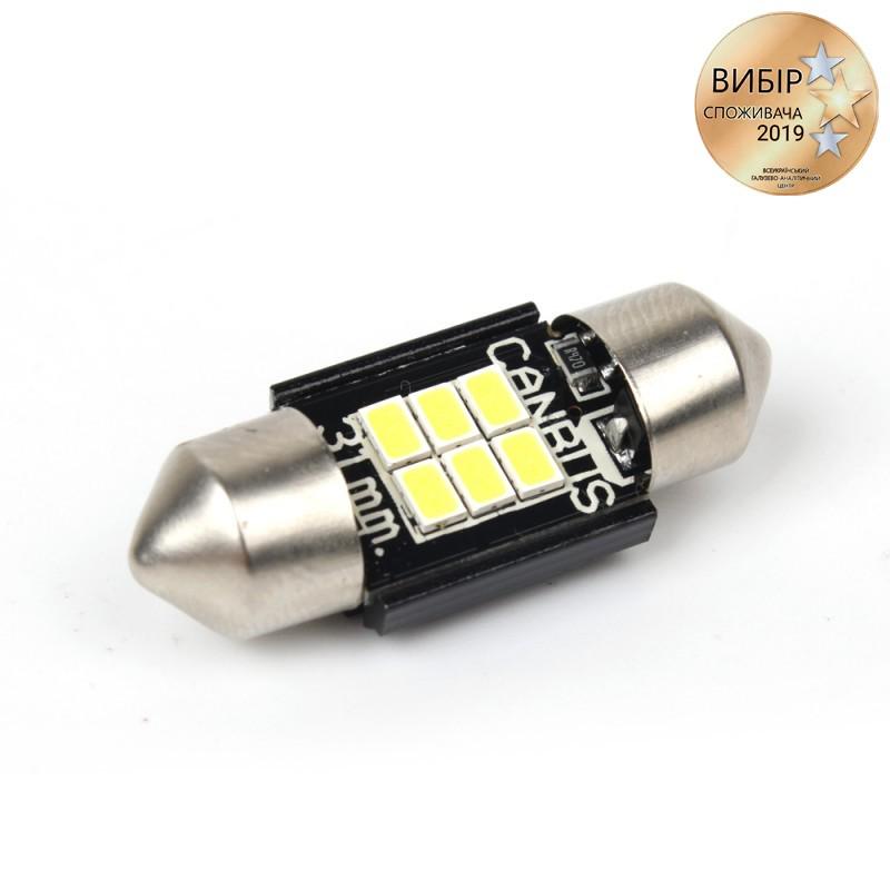 Автолампи світлодіодні Carlamp C5W софітка + canbus Т11x31 мм 2 шт. (SJ-K6-31мм) - фото 7 Автолампи світлодіодні Carlamp C5W софітка + canbus Т11x31 мм 2 шт. (SJ-K6-31мм) - фото 7