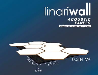 3D-панель акустична LinariWall LAN-605 на фетровій основі 872х579х10 мм - фото 3 3D-панель акустична LinariWall LAN-605 на фетровій основі 872х579х10 мм - фото 3