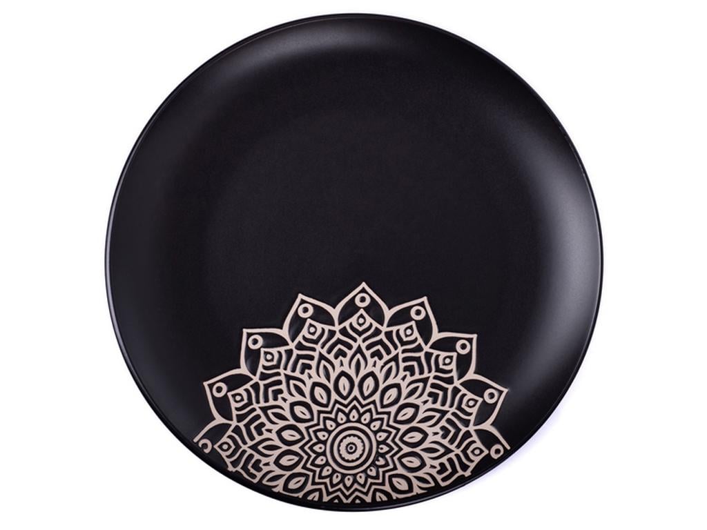Тарелка Limited Edition Kora 20,5 см Черный (MLM-JH2068-1)