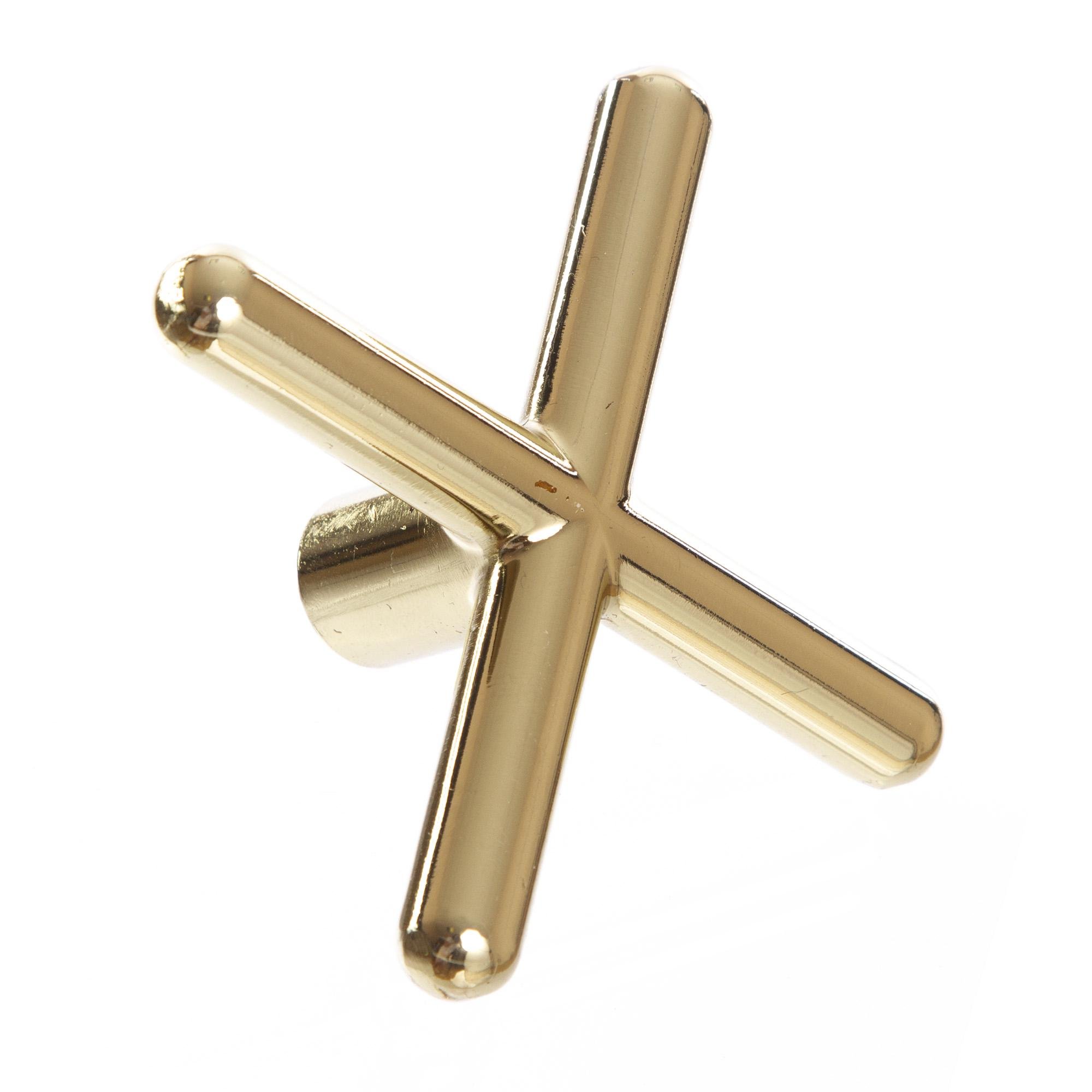 Мост для бильярда SPOINT крест латунь Золотой (KS-1759)