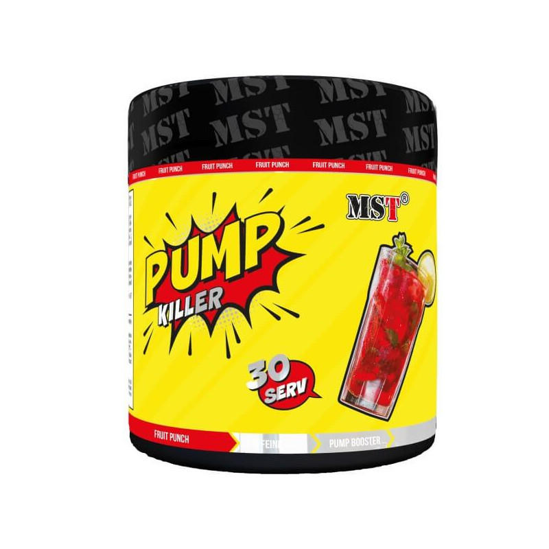Комплекс предтренировочный MST Pump Killer Фруктовый пунш 330 г