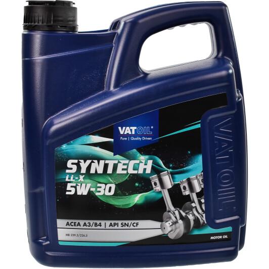 Мастило моторне Vatoil SynTech LL-X 5W30 4 л Acea A3/B4-12 API SM/CF (50425)