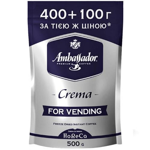 Кофе Ambassador Crema растворимый 500 г