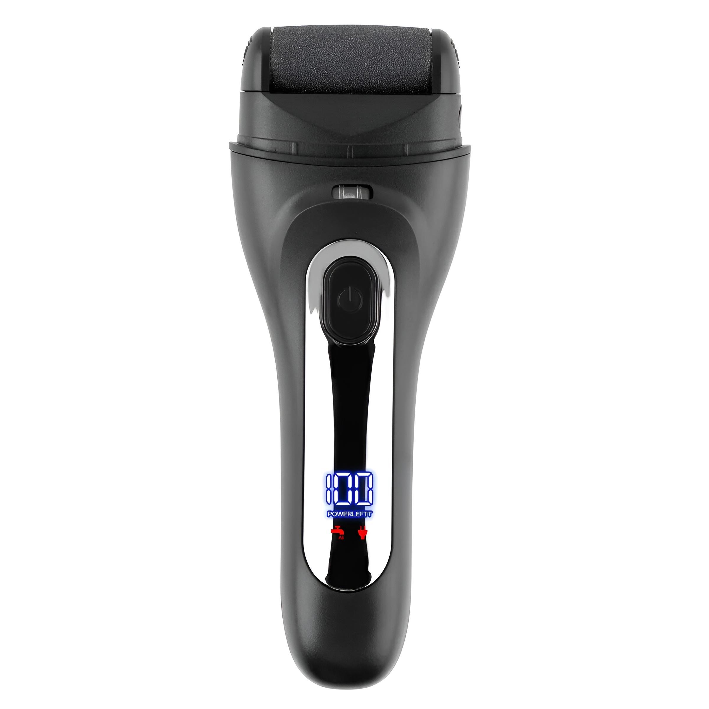 Электропила Andowl для пяток ног и мозолей 1800 мАч c USB-зарядкой водонепроницаемая роликовая Q-MJ918X1 Черный (8eeea2c5)