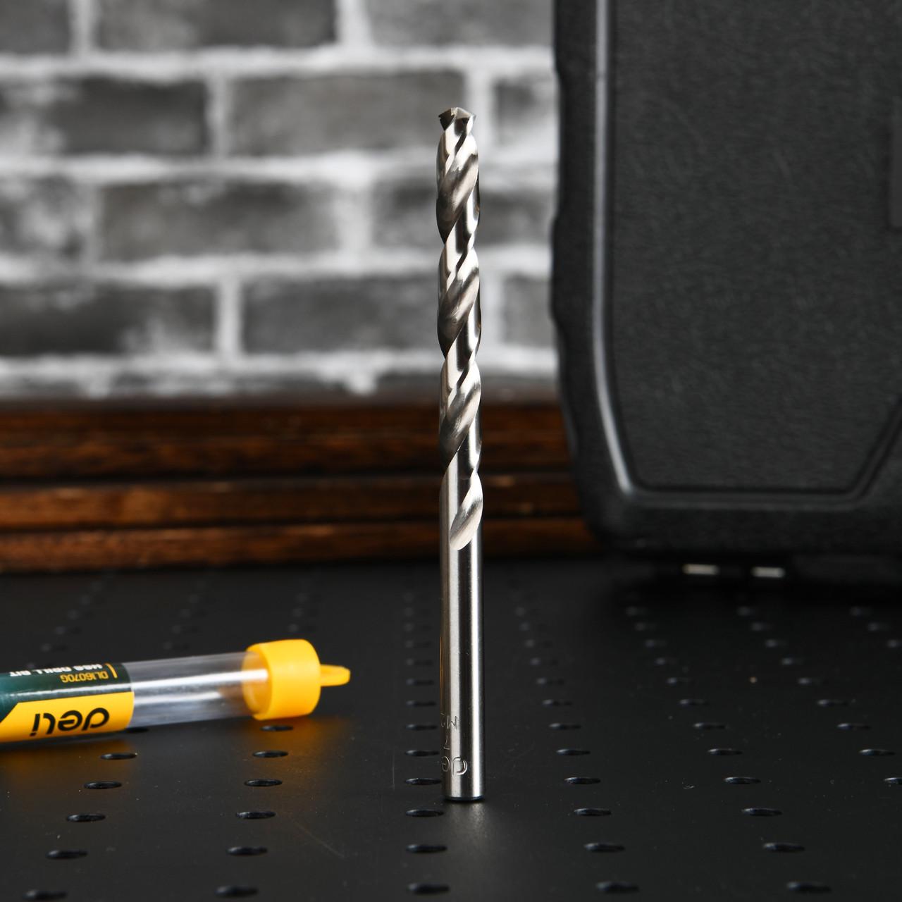 Свердло Tools Deli EDL16070G Hss D 7 мм (2591125179) - фото 3 Свердло Tools Deli EDL16070G Hss D 7 мм (2591125179) - фото 3