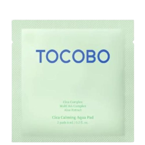 Тонер-педы для лица успокаивающие с экстрактом центел Tocobo Cica Calming Aqua Pad 2 шт. (2952683782)