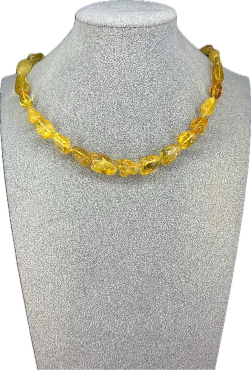 Бусы из янтаря лечебные 46 см (н-651)