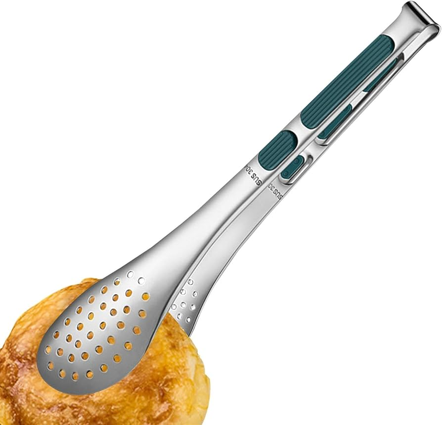 Щипці кухонні Food Tongs із нержавіючої сталі 23х4,5 см (31215318)