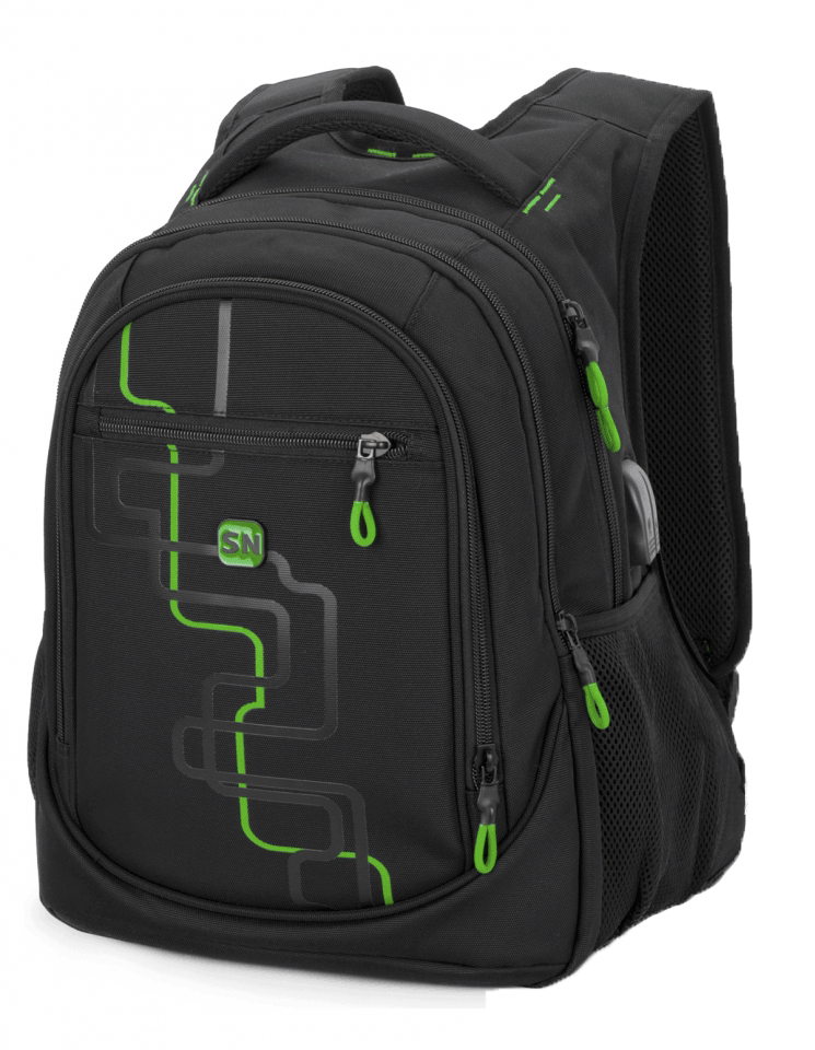 Шкільний рюкзак для хлопчика SkyName водонепронекний 30х18х40 см 21,6 л (05320624)