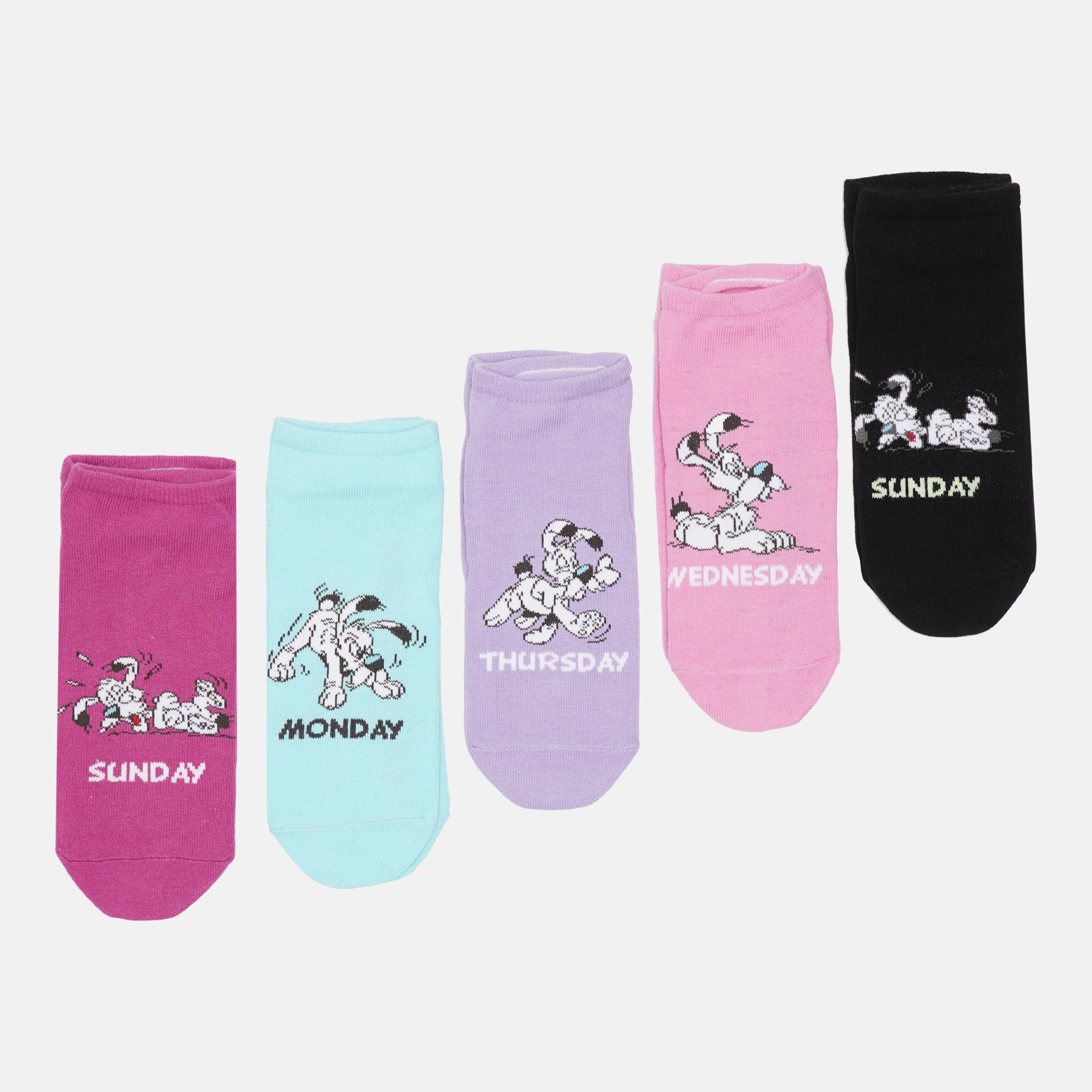 Носки C&A р. 35-38 5 пар Розовый/Мятный (2809798406079)