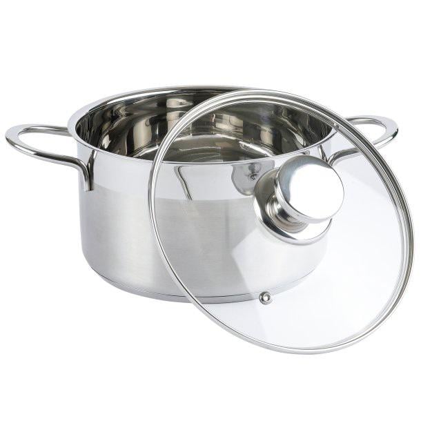 Каструля зі скляною кришкою Axentia Brilliant d 18 см 2,5 л з нержавіючою сталі 10 см (135940) - фото 7 Каструля зі скляною кришкою Axentia Brilliant d 18 см 2,5 л з нержавіючою сталі 10 см (135940) - фото 7