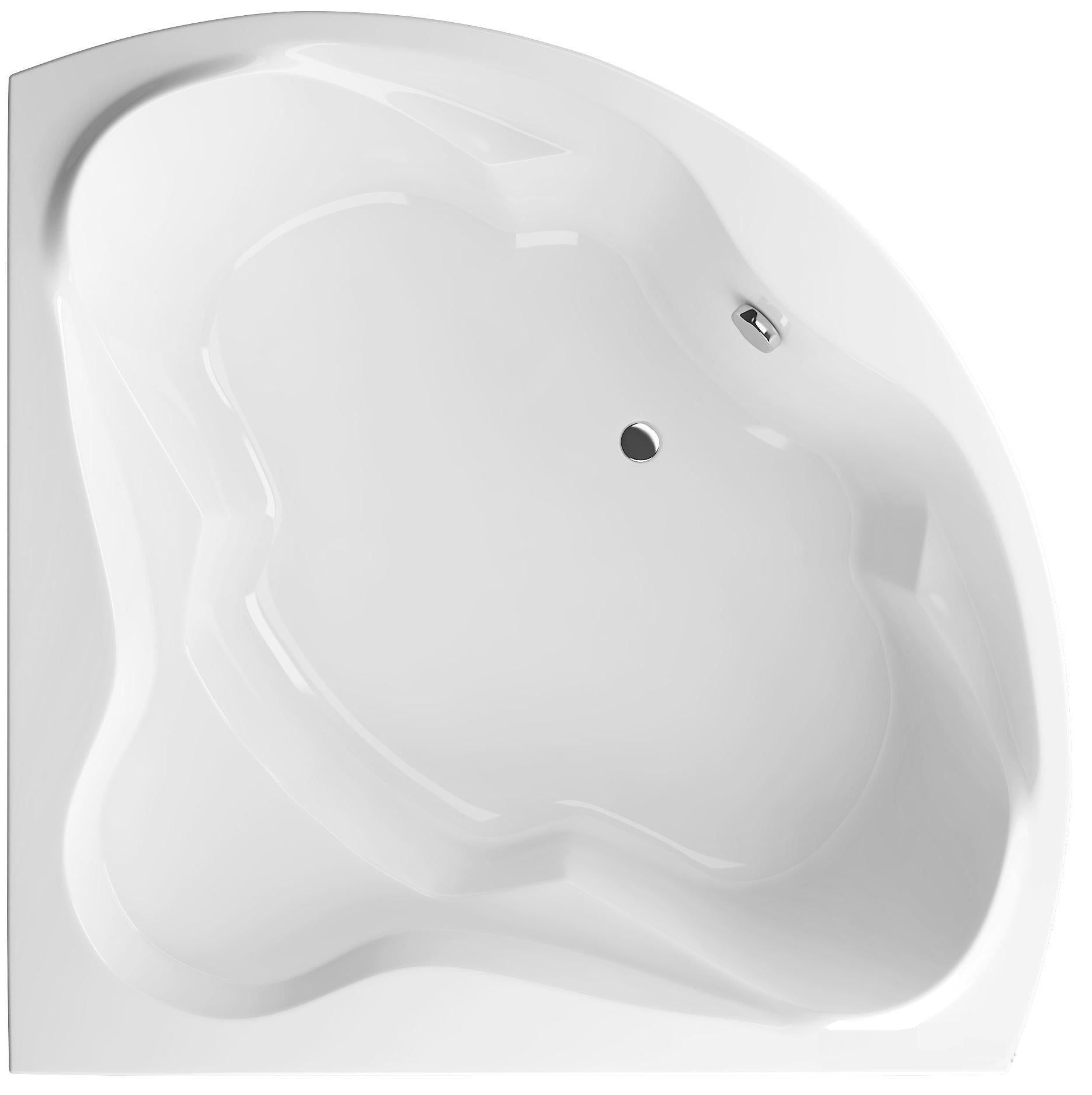 Ванна акриловая Radaway KERIA 150x150 WA1-37-150x150US/ножки 68Р/сифон R135L