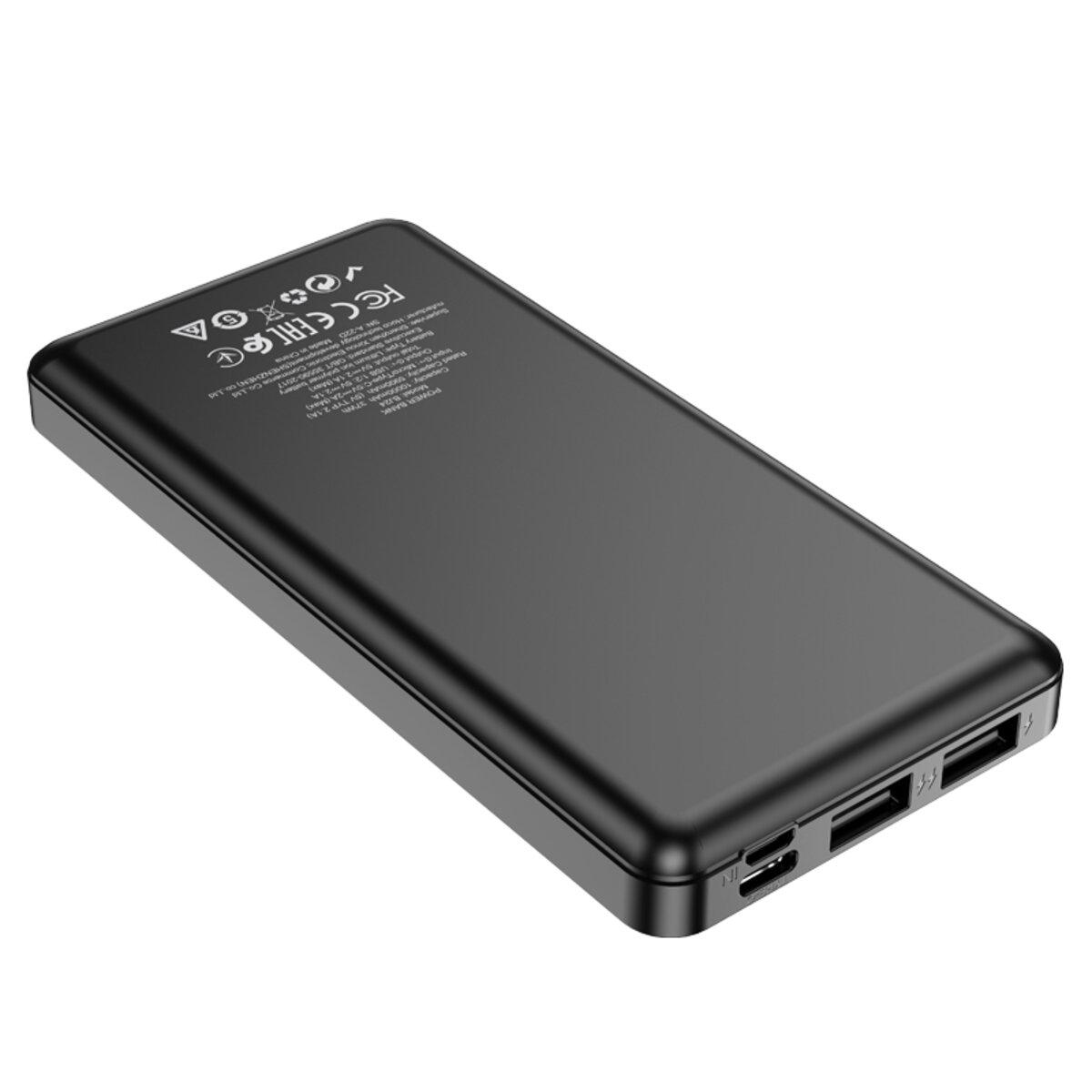 Портативний зарядний пристрій Borofone BJ24AB 20000 mAh Black (10258912) - фото 3