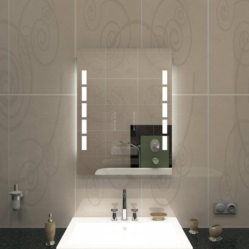 Зеркало Dim Dzerkal TOPPA с LED-подсветкой 50х70 см (5143)