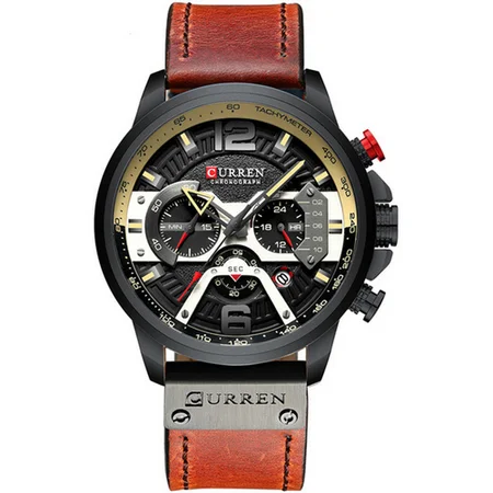 Наручний годинник Curren 8329 Black-Brown (2458)