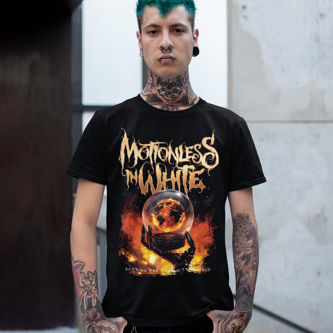 Футболка мужская Motionless In White Scoring the End of the World 4XL Черный (32698503)
