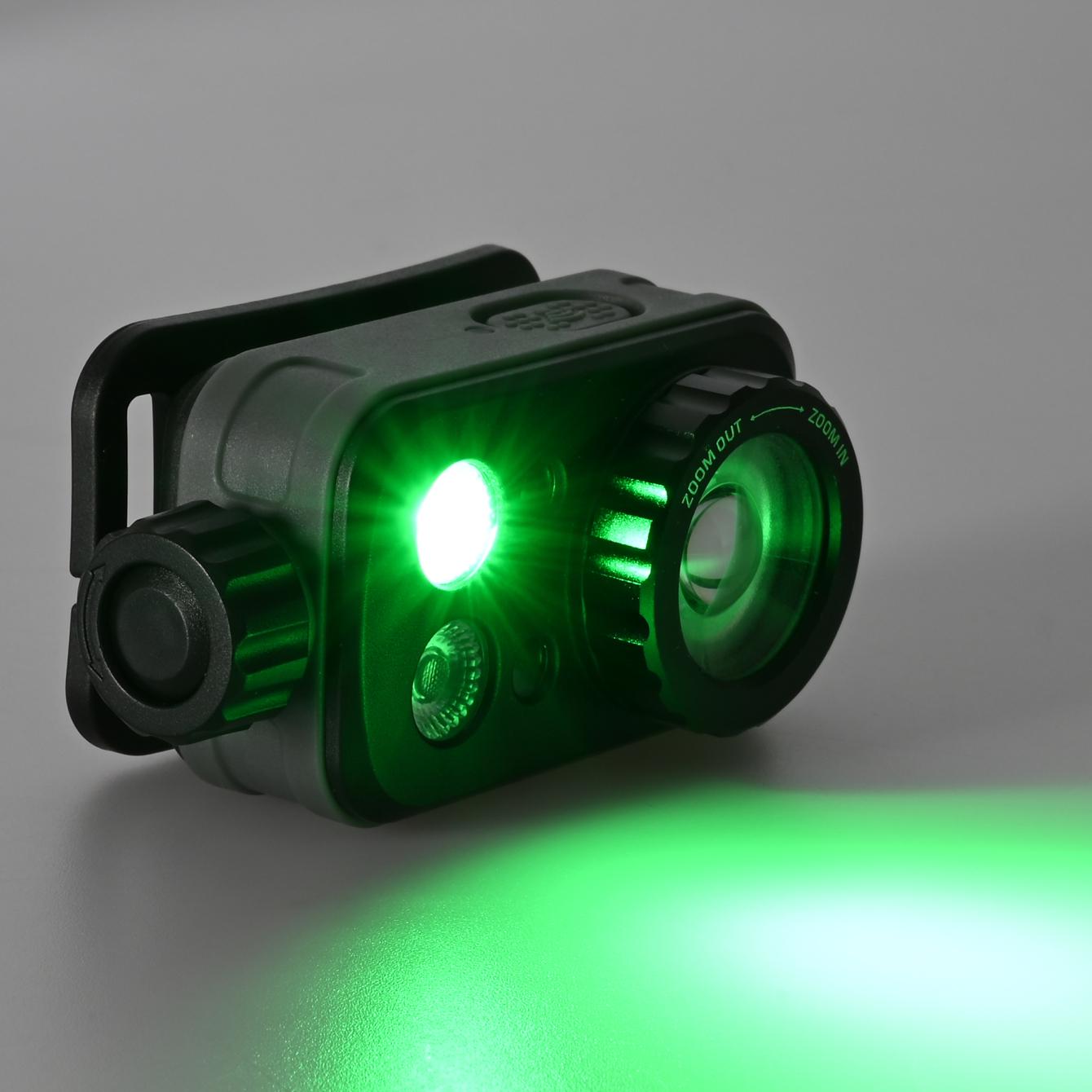 Фонарик налобный светодиодный Videx VLF-H046Z 500Lm 5000K белый-красный-зеленый свет (VLF-H046Z) - фото 14