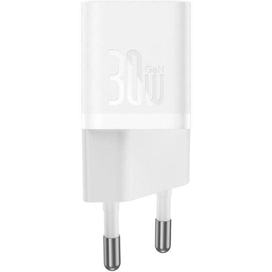 Зарядное устройство BASEUS GaN5 Fast Charger Mini 1C 30W White (CCGN070502) - фото 3