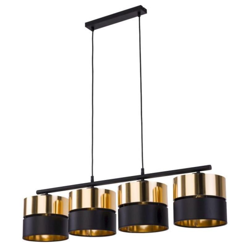 Подвесной светильник HILTON 4 Black/Gold (4342)
