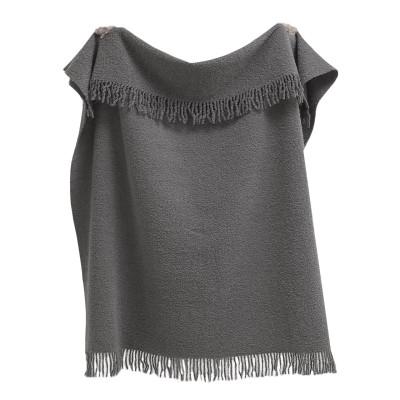 Плед букле 140х190 см Темно-графитовый - фото 3