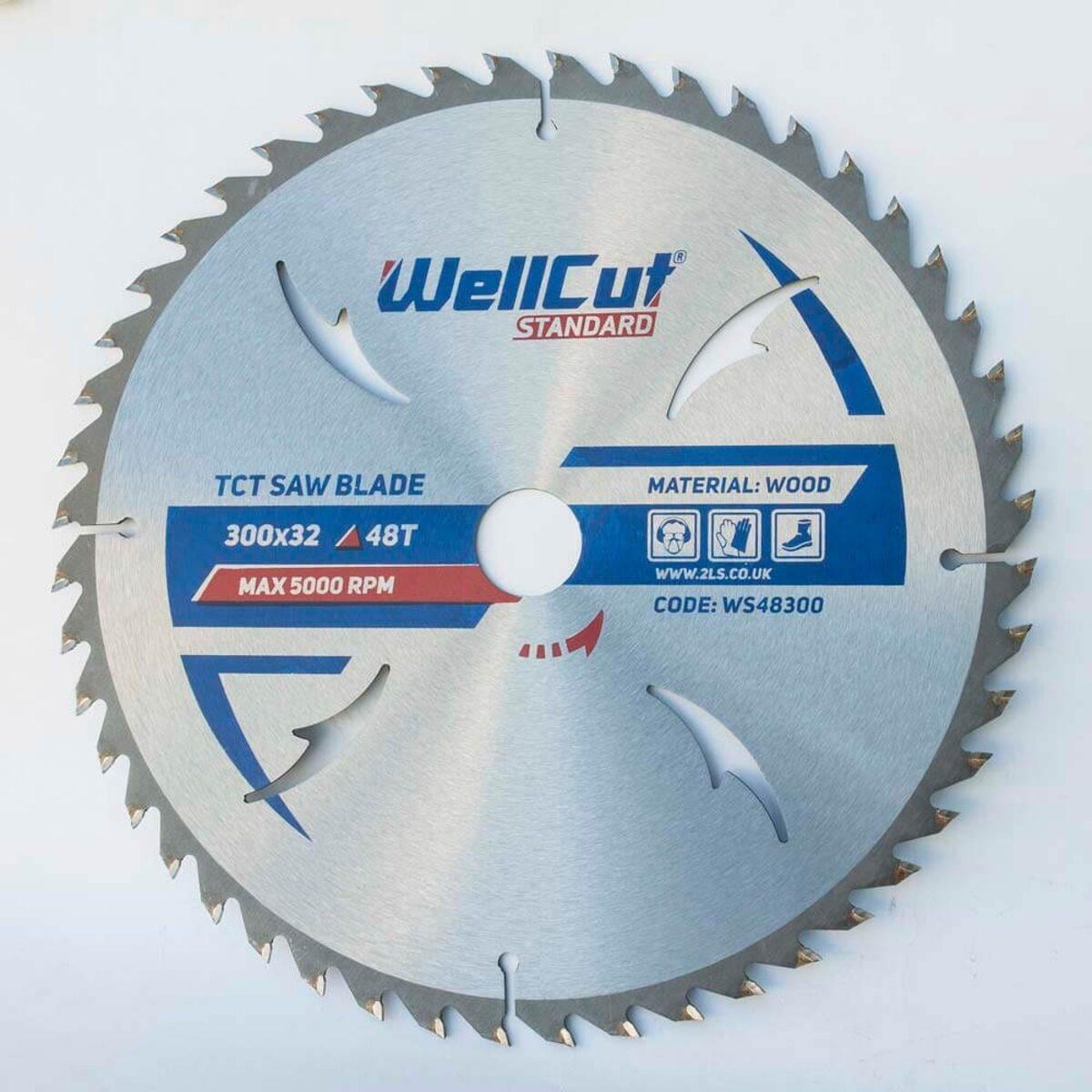 Пильный диск по дереву WellCut Standard 300х32 мм 48Т (018062)