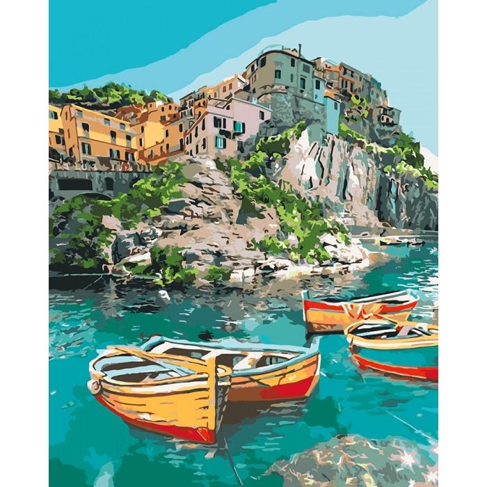 Картина за номерами Ідейка "Затишна бухта" 40х50 см (KHO2741)