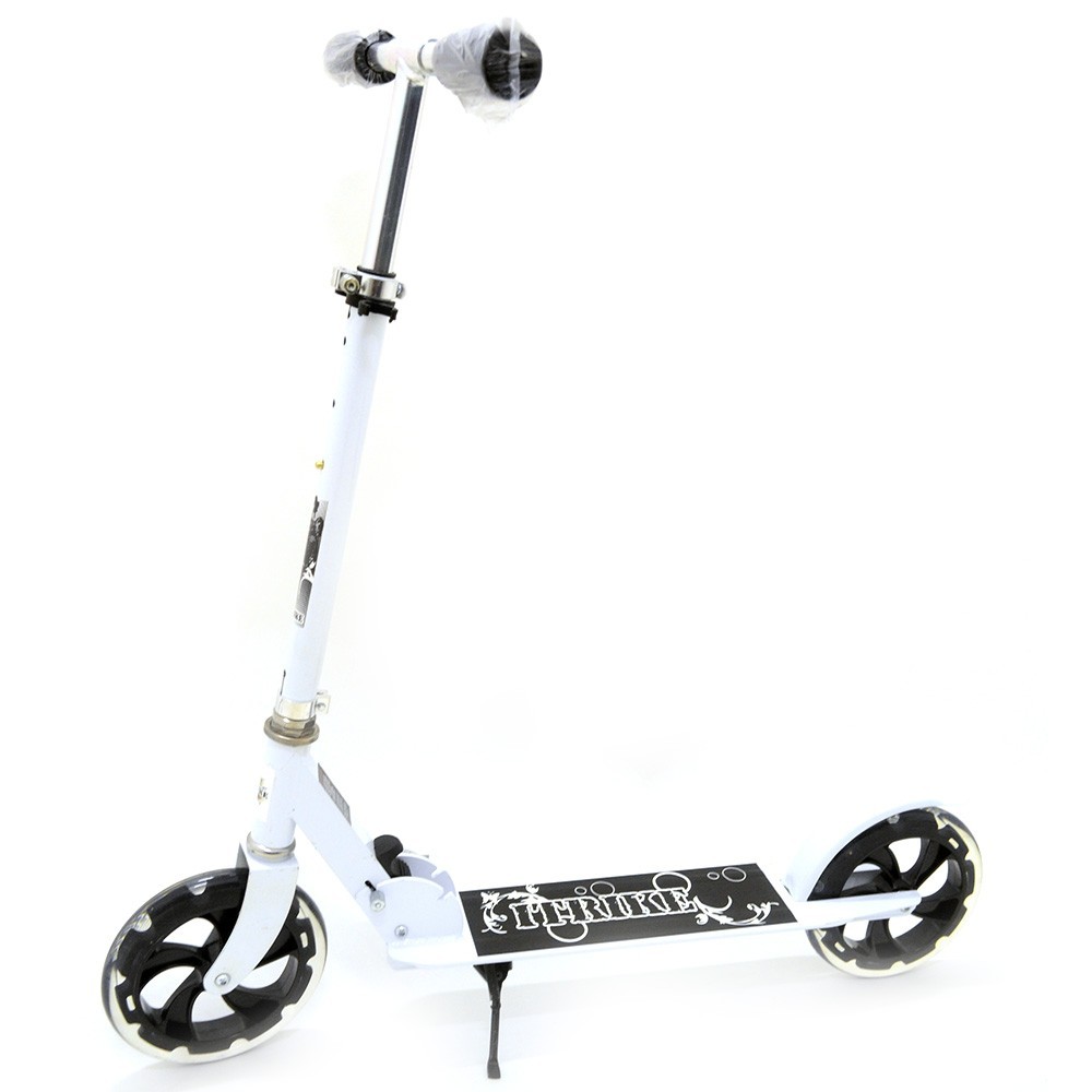 Самокат двухколесный iTrike 200 2017 Белый (2T1067)