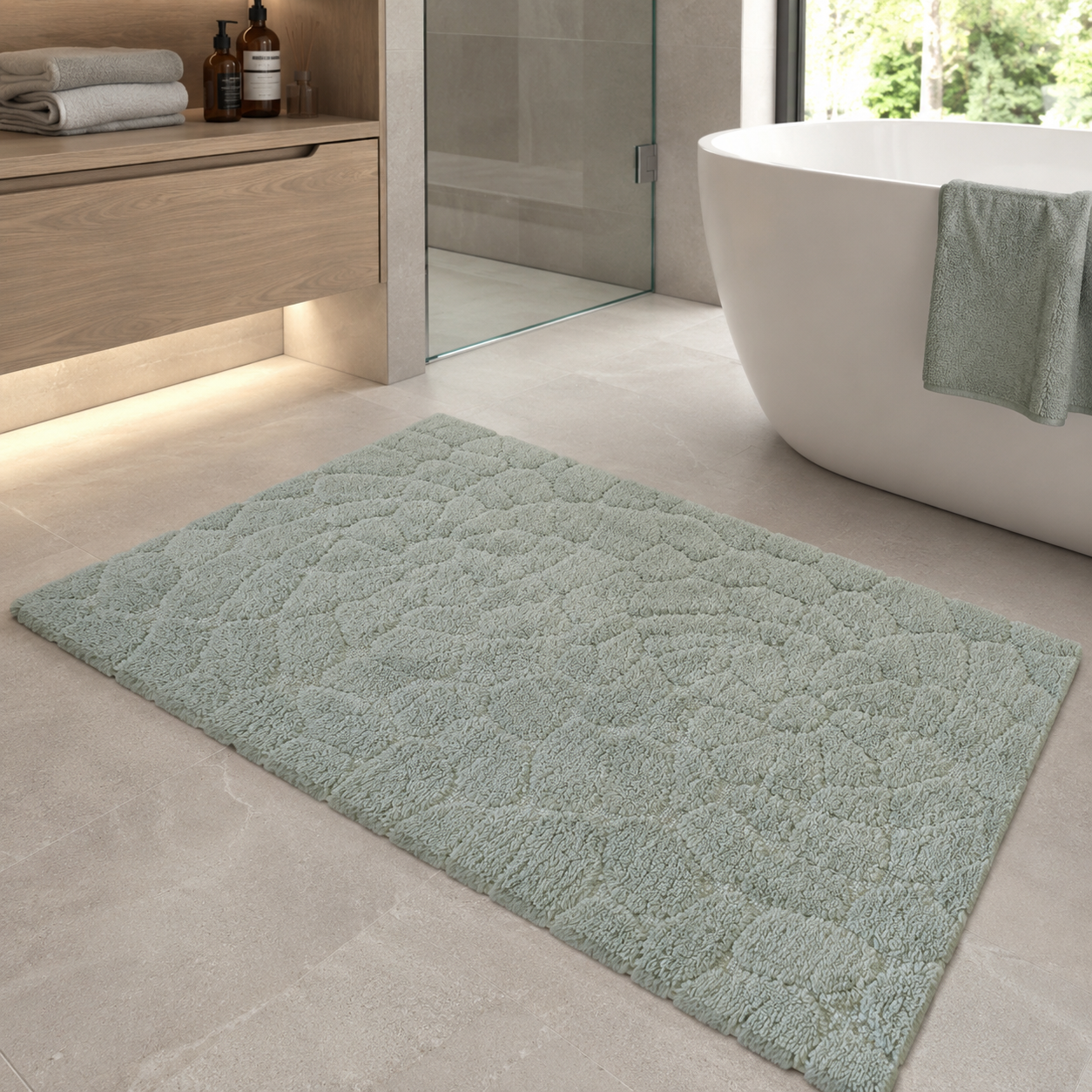 Коврик в ванную Vonaldi Elite 80x120 см (2780/green70005)
