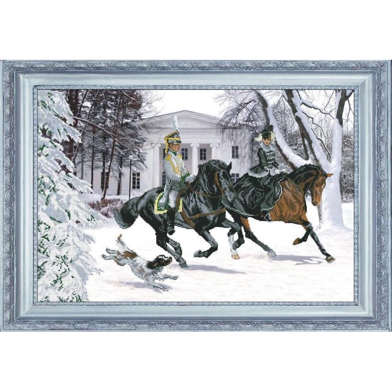 Набір для вишивки хрестиком КіТ Миттєвості срібного століття (5288)