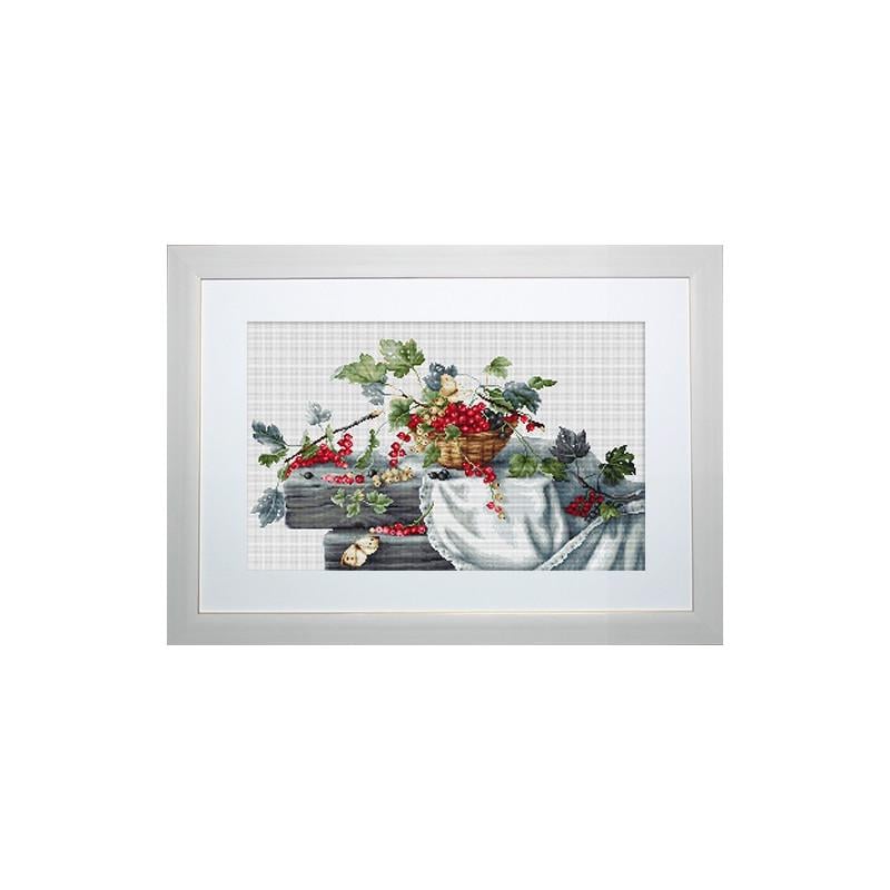 Набір для вишивки хрестиком Luca-S B2262 Червона смородина (5678)