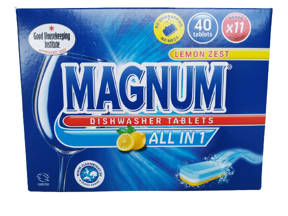 Таблетки для посудомоечной машины Magnum All in 1 Lemon 40 шт. (10750874)