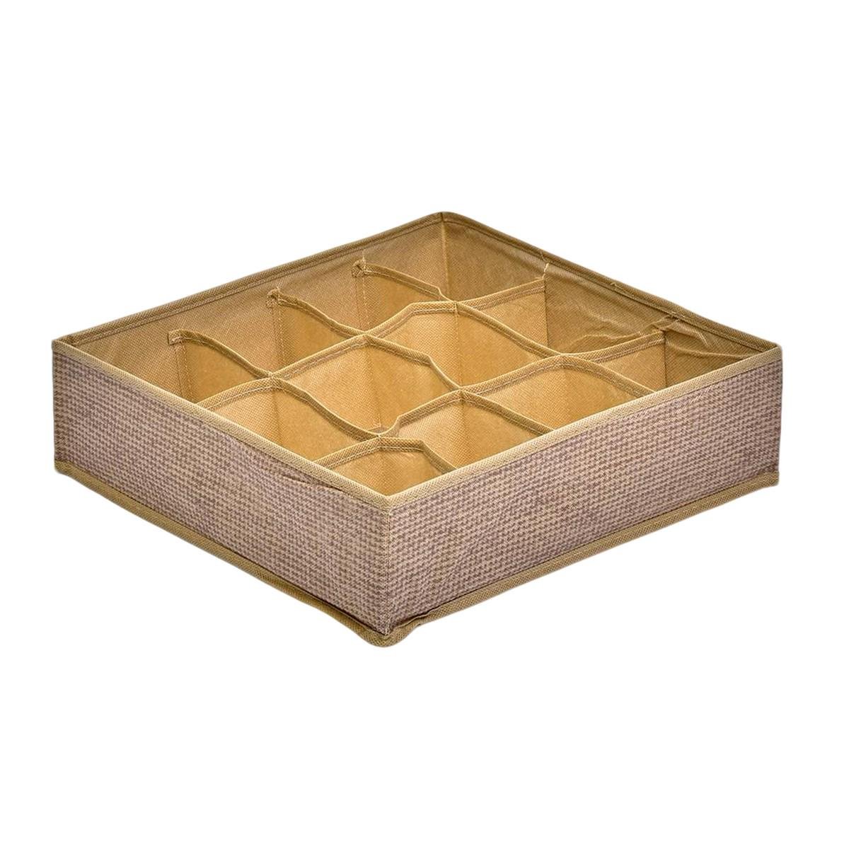 Коробка-органайзер Besser для зберігання білизни 12 відділень 30х30х10 см