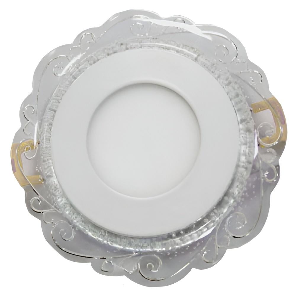 Панель LED Lemanso Хвиля 3W + 3W 350Lm 4500K з червоною підсвіткою (LM1016)