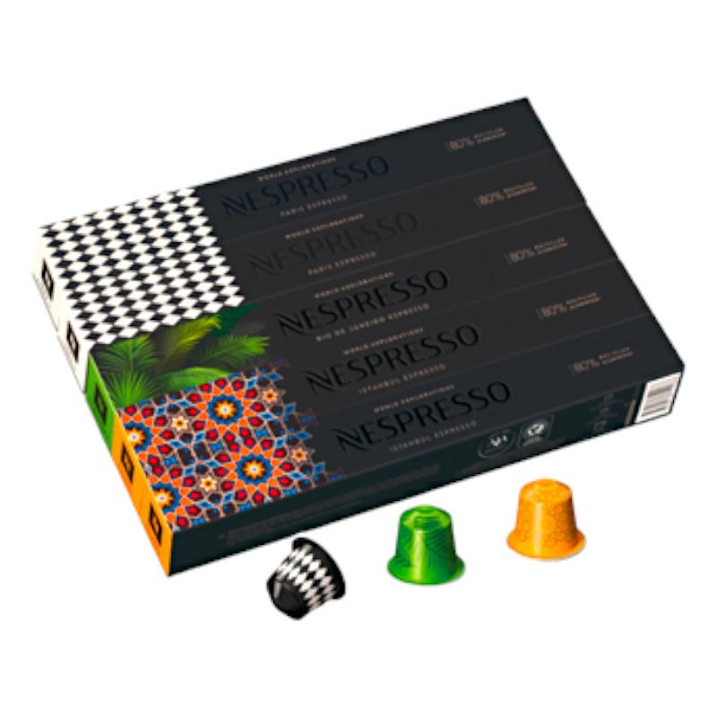 Набор кофе в капсулах Nespresso World Explorations 50 капсул