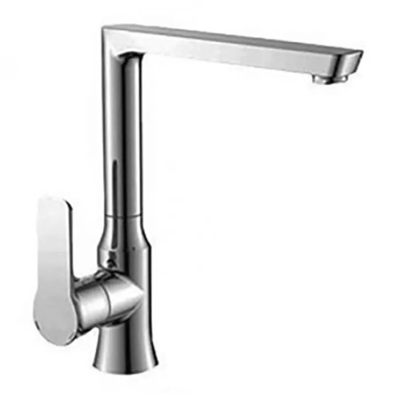 Смеситель для кухни Haiba Houston 011 из латуни Стальной (HB0232)