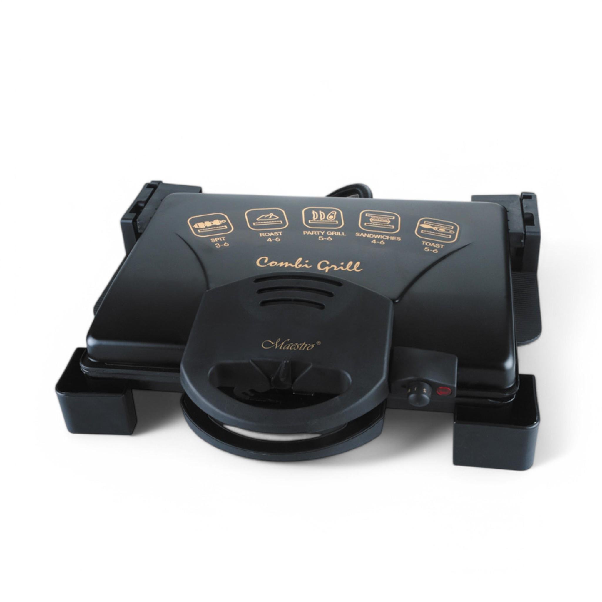 Гриль прижимной электрический Maestro MR-717 1900 Вт Black (G_MR-717Black )