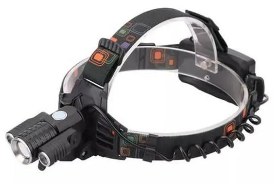 Ліхтар налобний з велокріпленням W602-T6+2XPE Bike