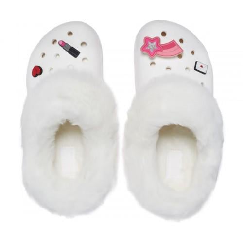 Сабо Crocs Classic Mammoth Charm р. W10/EUR 40-41 White (8242579) - фото 3