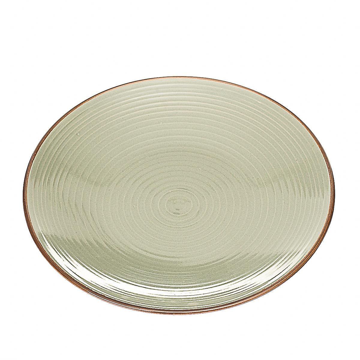Набор тарелок Elisey 4 шт. Оливковый (005ALP/green)