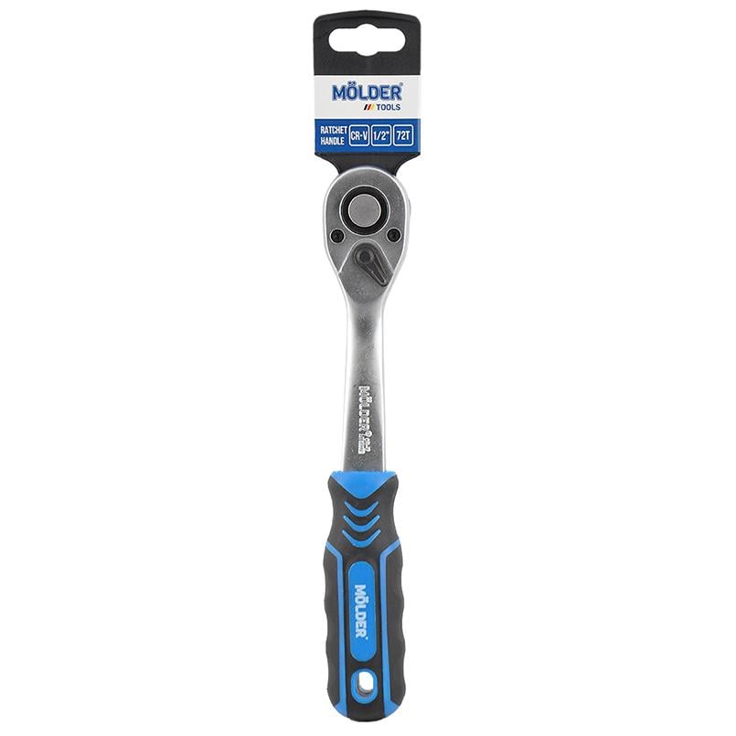Трещотка двухкомпонентная Molder Cr-V 1/2" 72T (MT62072)