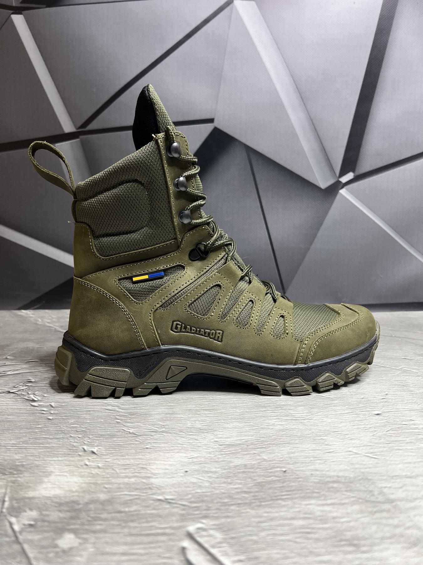 Берці зимові чоловічі з хутром р. 41 Хакі - фото 7 Берці зимові чоловічі з хутром р. 41 Хакі - фото 7