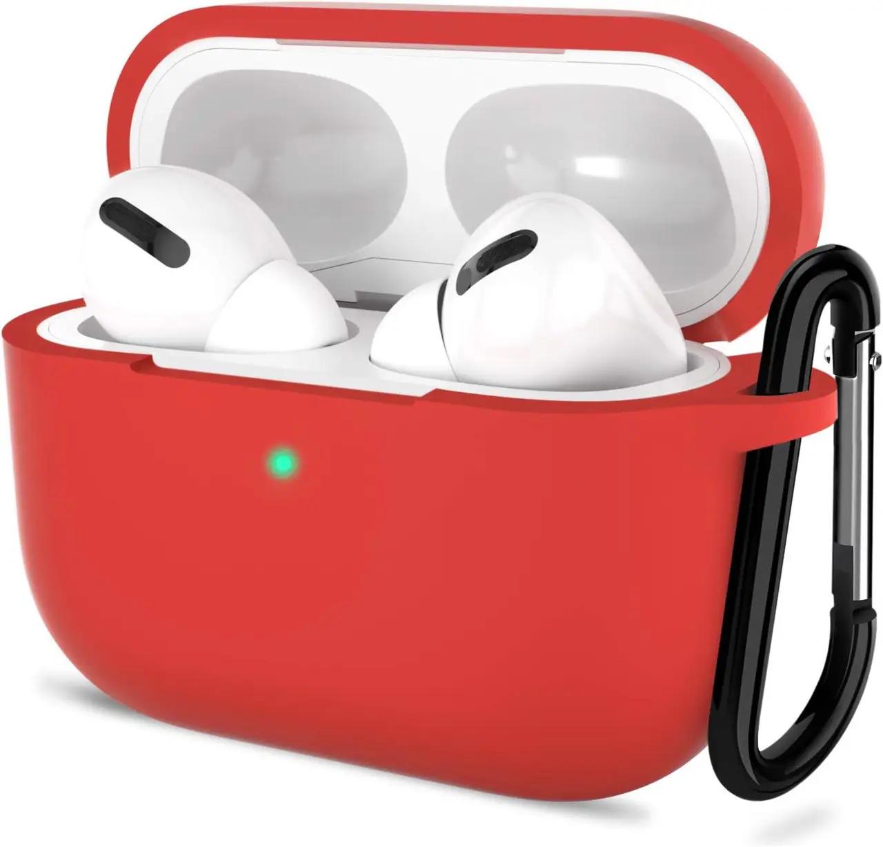 Чехол для наушников Apple AirPods Pro 2 силиконовый Красный (VANAX54003)