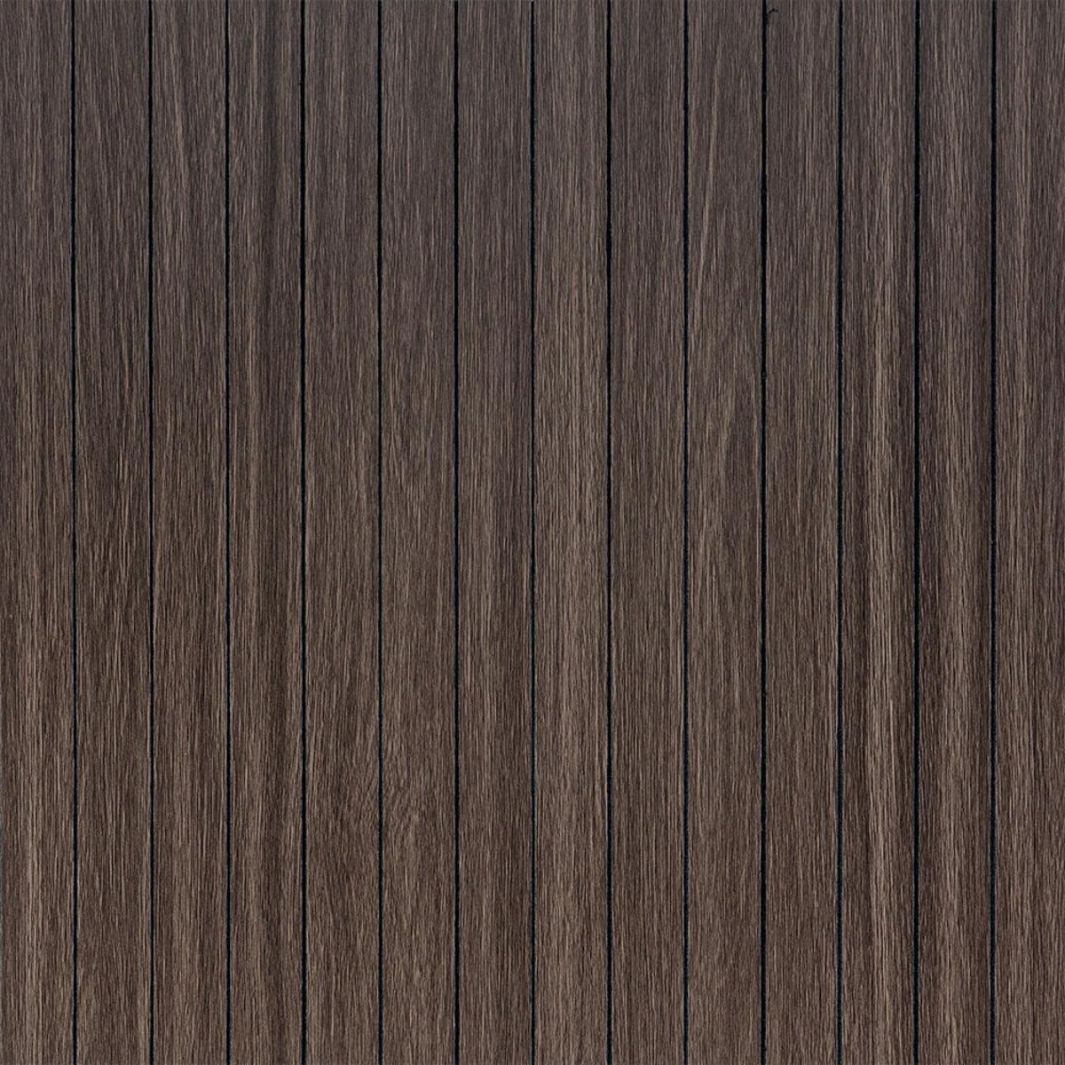 3D-панель виниловая Рельсы 600х600х2,8 мм Дымчатый каштан (SW-00002195)