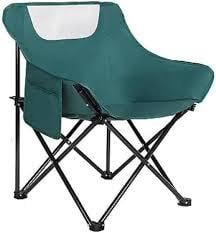 Стул туристический складной со стальным каркасом 44х44х70 см Зеленый (17161) - фото 2