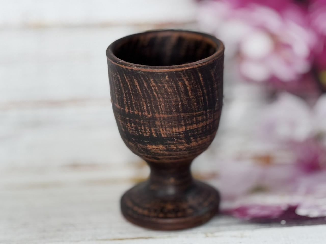 Набір глиняних фужерів 6 шт. 250 мл і чарок на ніжці 6 шт. 65 мл (2703267532) - фото 4 Набір глиняних фужерів 6 шт. 250 мл і чарок на ніжці 6 шт. 65 мл (2703267532) - фото 4