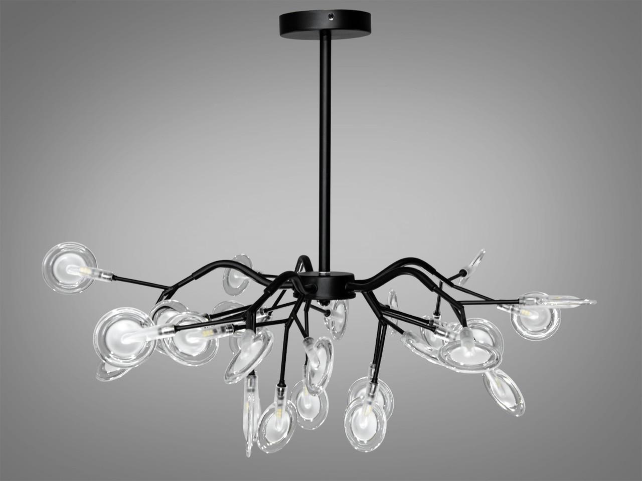 Люстра Светлячок EcoLed 30 ламп 886-30C BK Черный Люстра Светлячок EcoLed 30 ламп 886-30C BK Черный