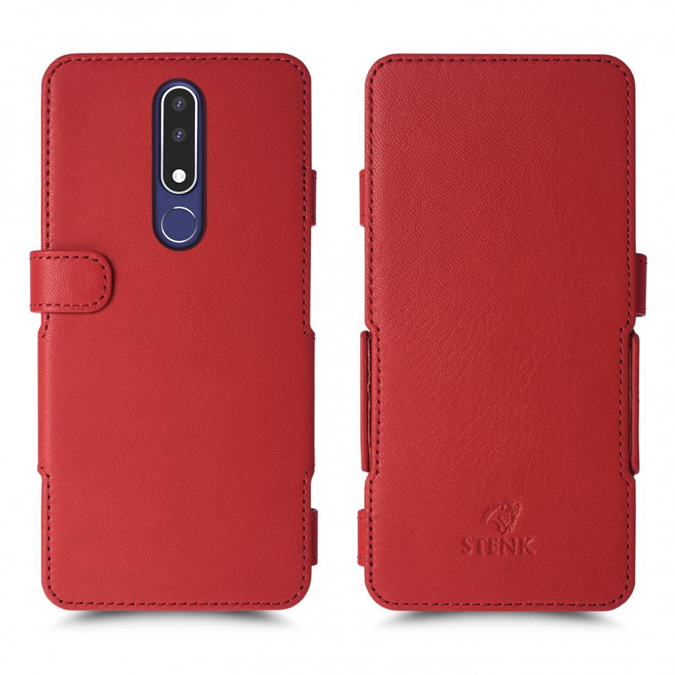 Чехол книжка Stenk Prime для Nokia 3.1 Plus Красный (62719)