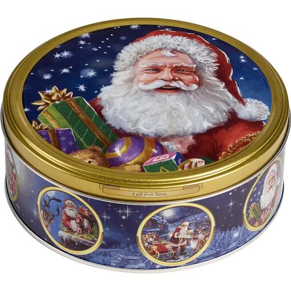 Печенье датское песочное Рождественская банка Classic Santa Jacobsens Bakery 150 г